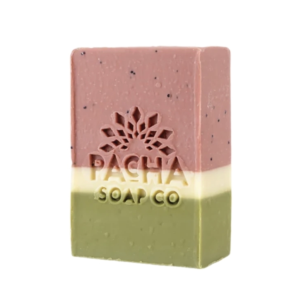 Pacha Soap Co. Watermelon & Mint Bar Soap NEW